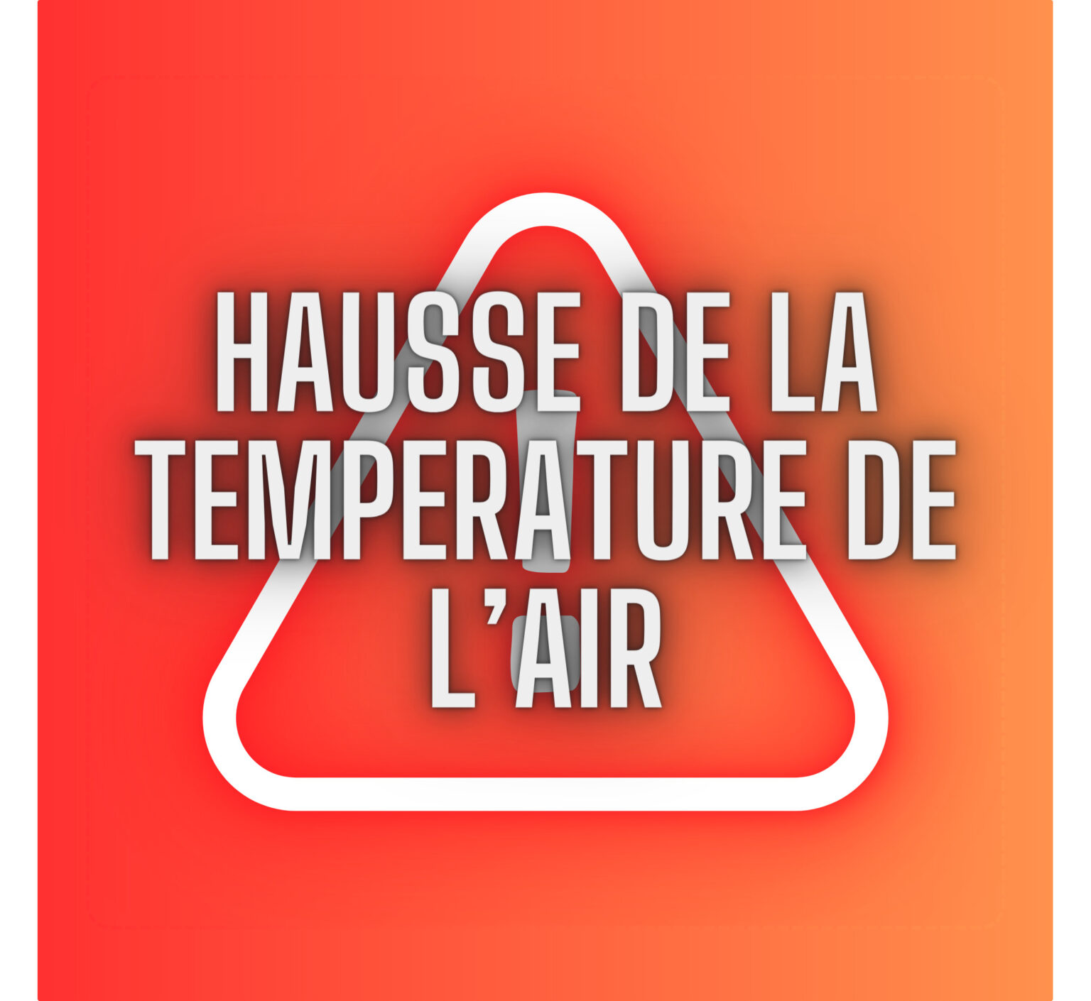 HAUSSE DE LA TEMPERATURE DE L’AIR (O)