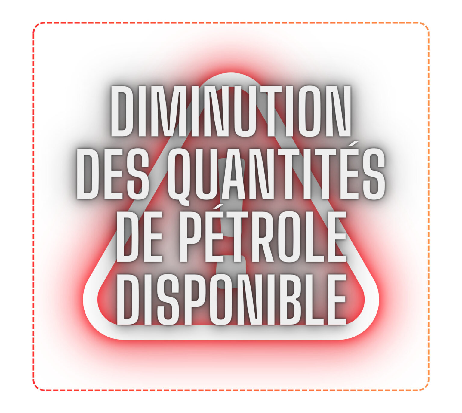 diminutiondes quantités de pétrole disponible (B)