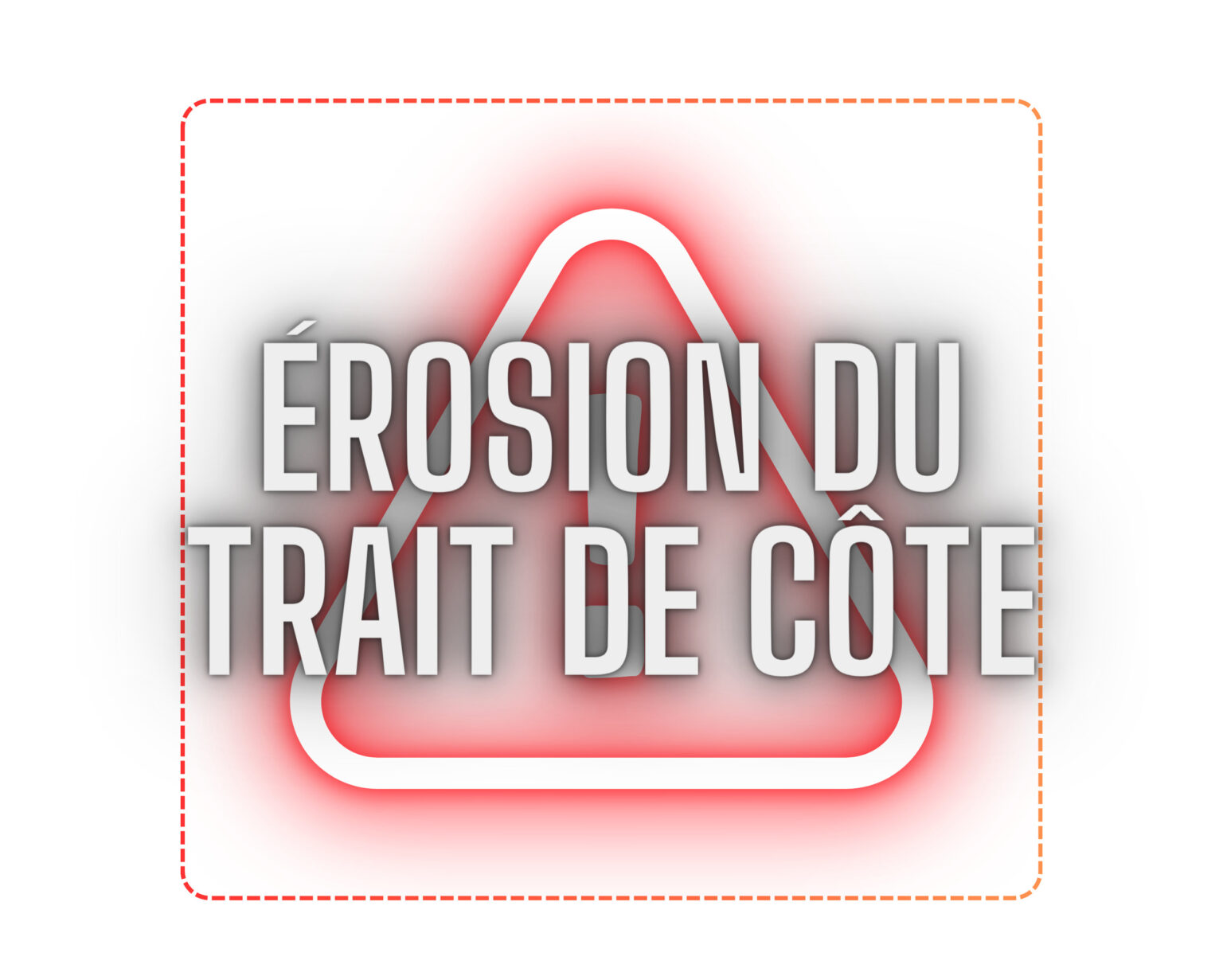 érosion du trait de côte (B)